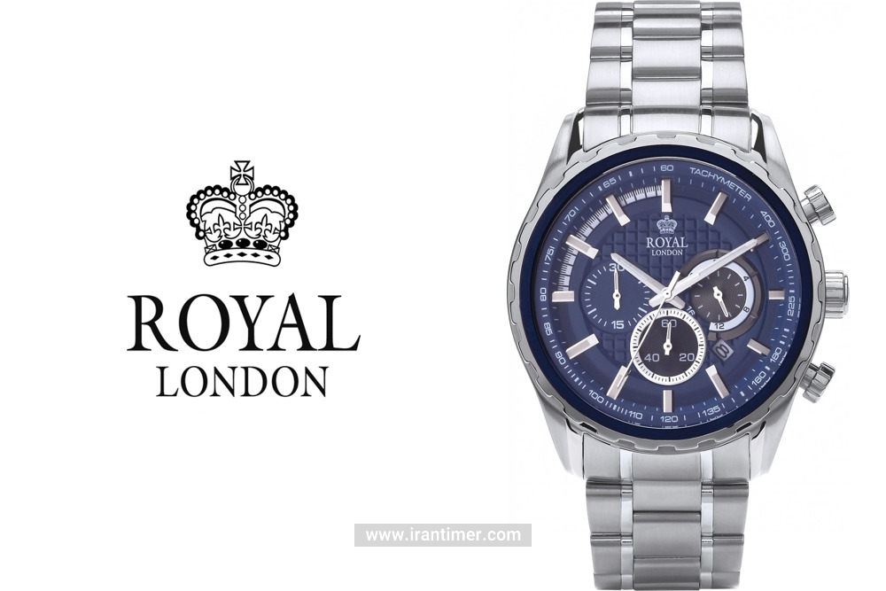 ساعت مچی مردانه رویال لندن مدل 41323-07 ساعتی دارای سرعت سنج (تاچیمتر) درکنار طراحی بسیار زیبا و ظریف